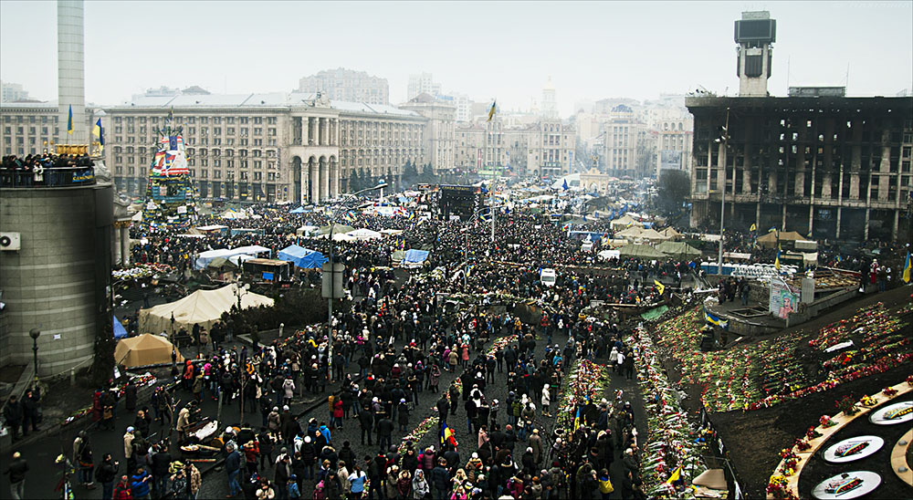 Fotografía de Kiev, la ciudad de Revolución - Euromaidan